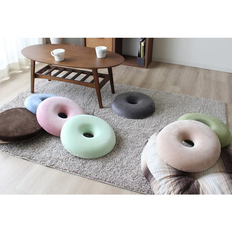 円座クッション もちとろん 低反発 ドーナツクッション 座布団 丸型