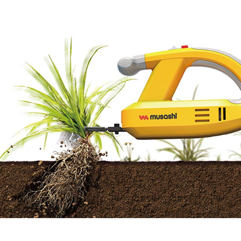 ムサシ 充電式 除草バイブレーター 専用ハンドルセット WE-750ST 3段