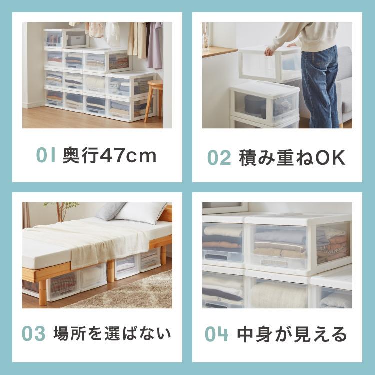 収納ボックス 収納ケース 6個セット 日本製 完成品 衣装ケース 押入れ
