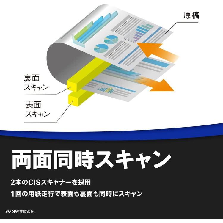 複合機 大容量 ブラザー brother MFC-J7500CDW A3インクジェット複合機 A3 コピー FAX ADF 自動両面印刷 両面スキャン 30万ページ耐久 USB Wi-Fiの画像