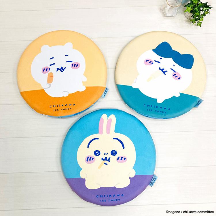 ちいかわ 冷感シートクッション 円形 40×40cm キャラクター ちいかわ 冷感シートクッション 円形 40×40cm キャラクター