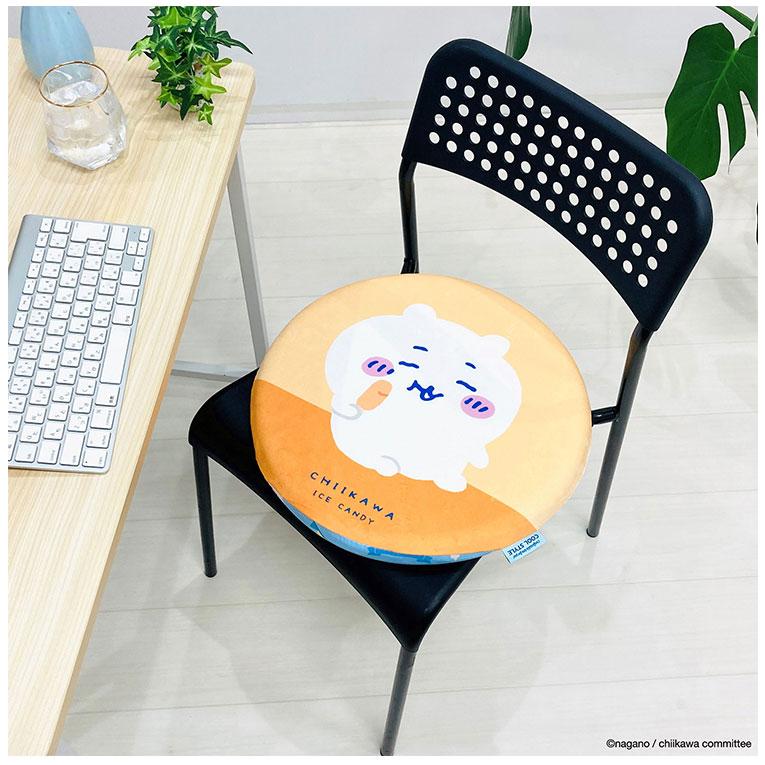 ちいかわ 冷感シートクッション 円形 40×40cm キャラクター ちいかわ 冷感シートクッション 円形 40×40cm キャラクター