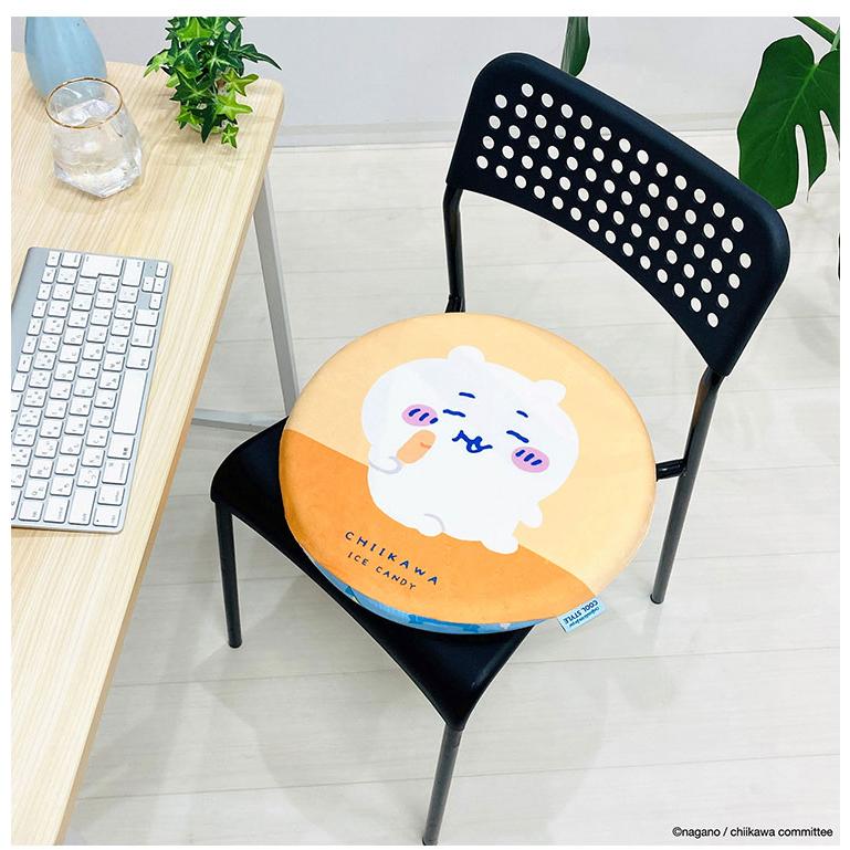 ちいかわ 冷感シートクッション 円形 40×40cm キャラクター ちいかわ 冷感シートクッション 円形 40×40cm キャラクター