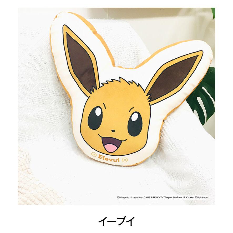 ポケットモンスター ダイカットクッション ピカチュウ イーブイ