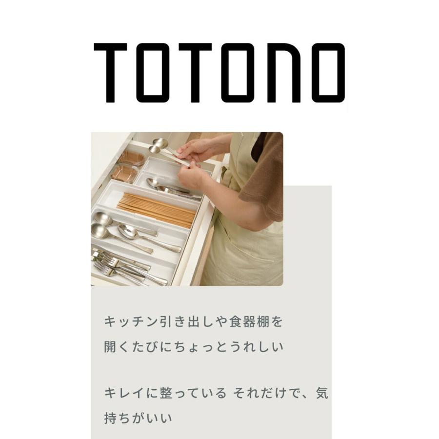カトラリーケース トトノ 引き出し用 カトラリースタンドR ワイド 幅28×奥行16×高さ4.4 リッチェル カトラリートレー カトラリー収納 キッチン 代引不可 | ブランド登録なし | 03