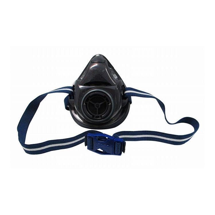 シゲマツ 重松製作所 直結式小型 防毒マスク 防じん機能付吸収缶付き TW01S BK | ブランド登録なし
