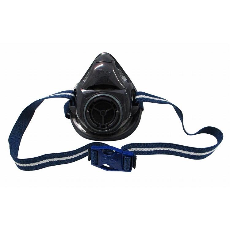 シゲマツ 重松製作所 直結式小型 防毒マスク 防じん機能付吸収缶付き TW01S BK | ブランド登録なし | 01