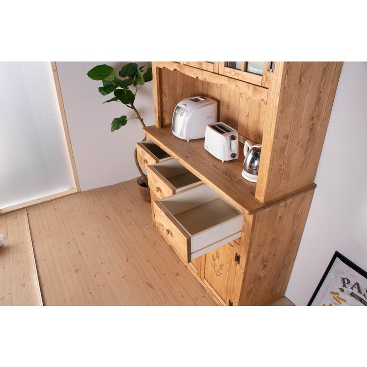 レンジボード 食器棚 河口家具製作所 幅120 奥45 高さ195cm