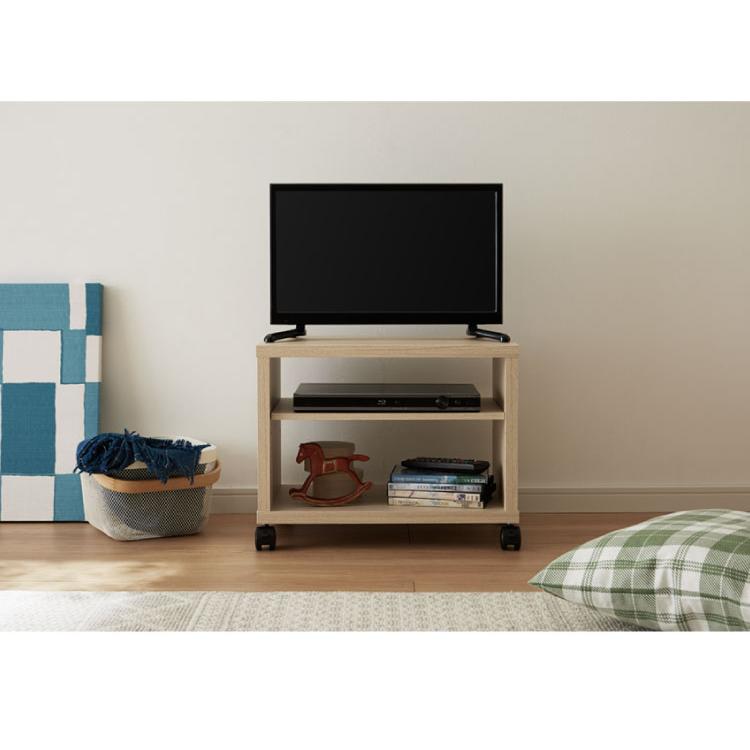 テレビ台 キャスター付き フルニコ 幅50.2cm ナチュラル 収納 高さ39.4