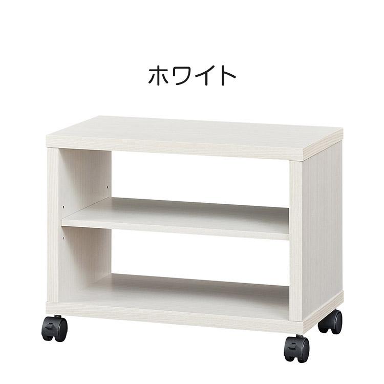 白井産業 テレビ台 幅51cm 高さ40cm ホワイト 白木目 19V型対応