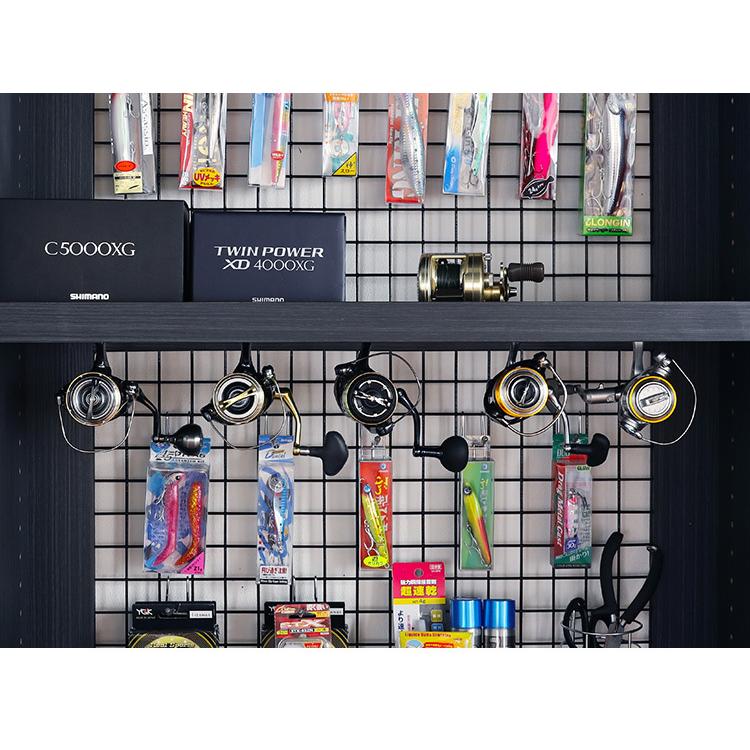 白井産業 ぺスカレージ ワイヤーネット ラック 幅80 釣り具 収納