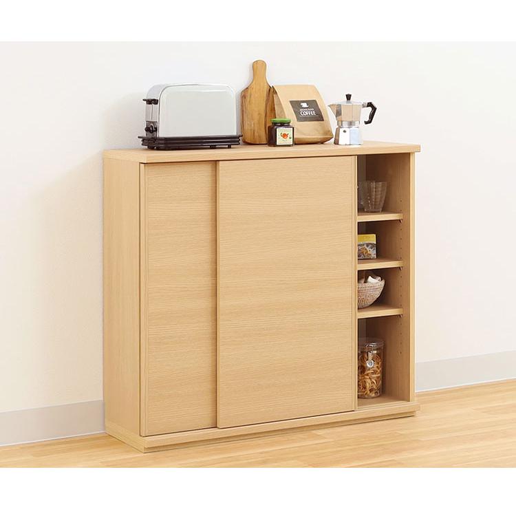 大幅値下げ！カウンター　木製収納キャビネット カウンター下収納 キャビネット 棚 幅90cm 高さ85cm 奥行30cm