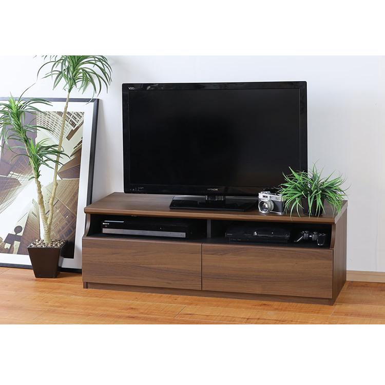 テレビ台 幅119cm 高さ40cm ナチュラルブラウン 50V型対応 シンプル