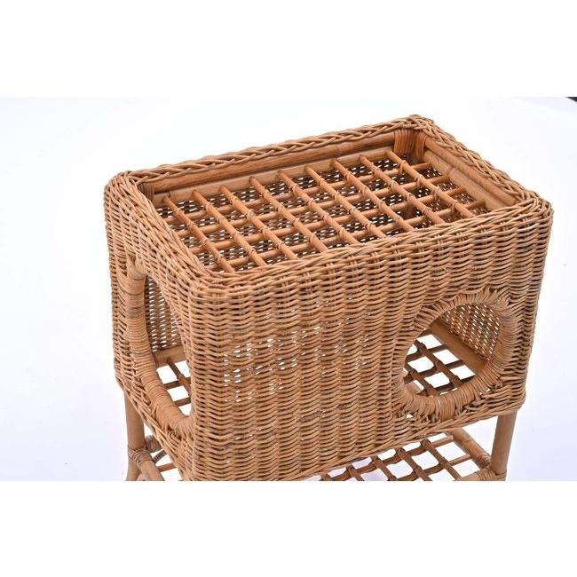 ペット ハウス キャットタワー クッション ラタン 籐 アジアン ナチュラル 北欧 犬 猫 代引不可 クッション 籐 約 幅 奥行 高 とう