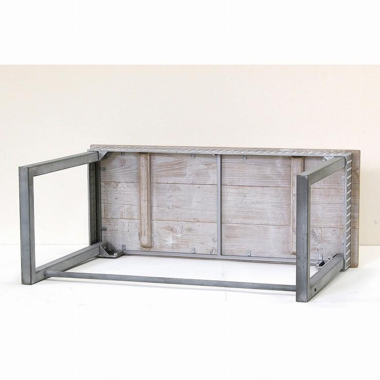 SCANDINAVIAN メタルスタンドウッドテーブル FJGK2950 代引不可 幅 奥行