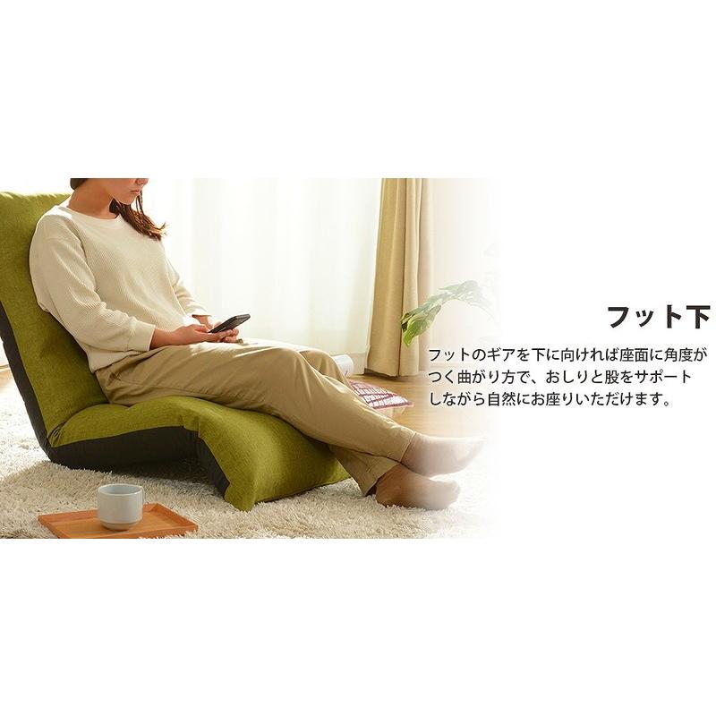 日本製 和楽 座椅子 和楽の月 Light 一人掛け 1人掛け 国産 チェア