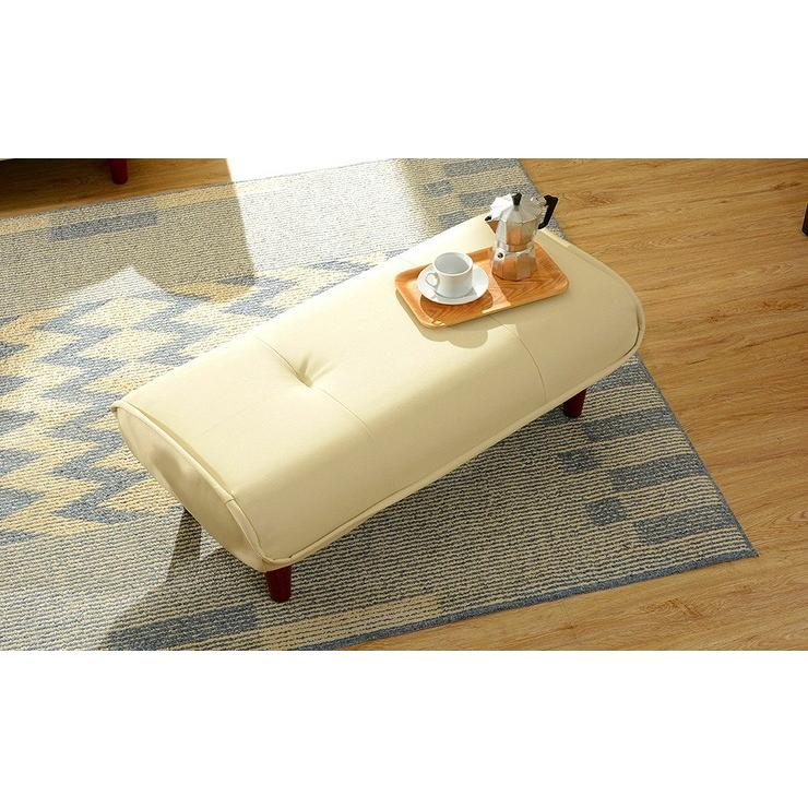 日本製 和楽 ロングオットマン オットマン ポケットコイル ワイド スツール 長い 長め シンプル おしゃれ 北欧 シンプル 国産 代引不可