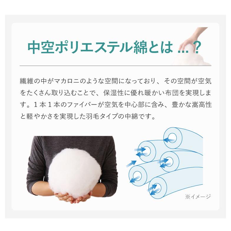 TEIJIN（テイジン） 日本製 布団セット 3点 シングル 国産 防ダニ 抗菌