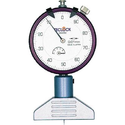 テクロック ダイヤルデプスゲージ DM-210 測定工具・デプスゲージ