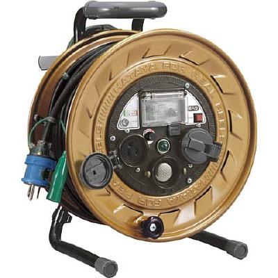 ハタヤ メタルセンサーリール 単相100Ｖ接地付 30ｍ 接地抵抗可変式 MSB-301KVX