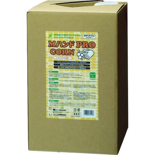 ミドリ安全 ハンドクリーナー Mハンド PRO/CORN 15KG詰替え用ハイテナー MHANDPROCORN15KG