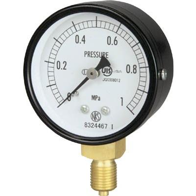 長野 普通形圧力計 AA10-121-6.0MP 計測機器・圧力計