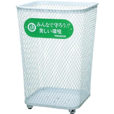 TRUSCO パークくず入れ 角型 460X460X680 PK-103K 清掃用品・ゴミ箱