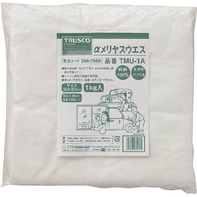 TRUSCO αメリヤスウエス 汎用タイプ 1kg TMU-1A 清掃用品・ウエス｜rcmdin