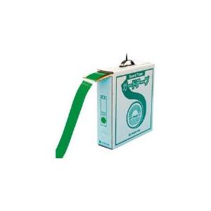 緑十字 ラインテープ ガードテープ 緑 再剥離タイプ 50幅×100ｍ 屋内用 149032 テープ用品・ラインテープ
