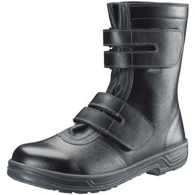 シモン　安全靴　長編上靴マジック式　ＳＳ38黒　SS38-26.5　26．5ｃｍ　安全靴・作業靴・安全靴
