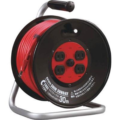 サンデーリール30m100V用 ハタヤ スーパーサンデーリール 単相100V 30m サーモカット付