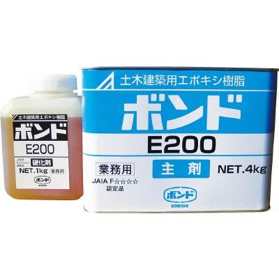 コニシ Ｅ200 エポキシ樹脂接着剤 5ｋｇセット 45710 接着剤・補修剤・接着剤2液タイプ