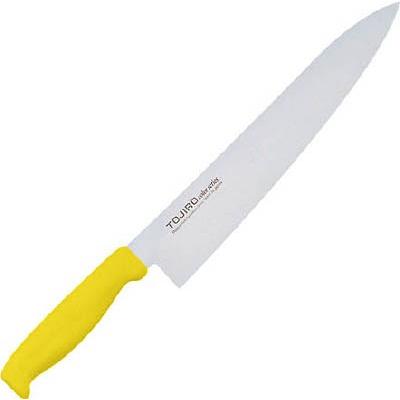 ＩＫＤ カラー牛刀 Ｙ 270 S02200005250 理化学・クリーンルーム用品・実験用器具