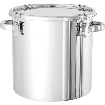 日東 ステンレスタンクＳＵＳ316Ｌクリップ式密閉タンク36Ｌ CTH-36-316L ボトル・容器・ステンレスタンク
