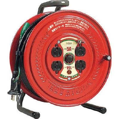 ハタヤ 温度センサー付コードリール 単相100Ｖ30Ｍ アース付 GS-301KS コードリール・延長コード・コードリール100Ｖ