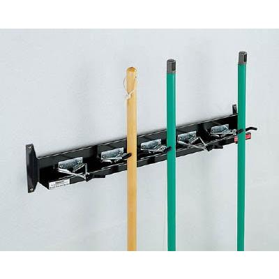 テラモト モップハンガーＤ型壁掛式 5本掛 CE-491-205-0 清掃用品・たわし・スポンジ