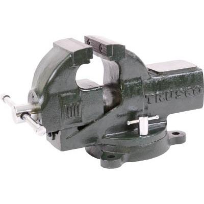 ＴＲＵＳＣＯ 豪然たるアプライトバイス 回転させる台付印字機 100粍 TSRV-100 クランプ・バイス・バイス