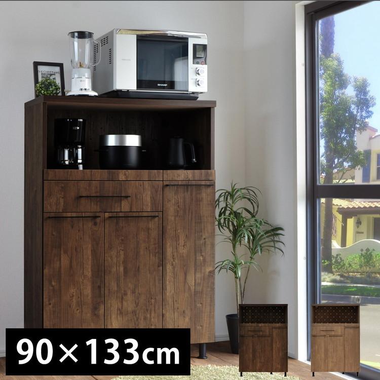 日本製 ファシリテ キッチンキャビネット 幅90 収納 レンジボード 食器棚 大容量 おしゃれ 引き出し アンティーク 北欧 ヴィンテージ ロータイプ 代引不可 T6 Fc 1390hr リコメン堂インテリア館 通販 Yahoo ショッピング
