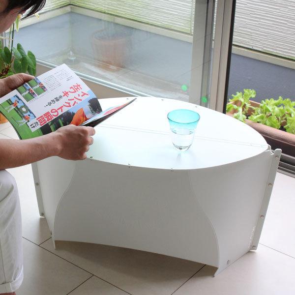 イケックス工業 PATATTO テーブル ペールホワイト×ペールホワイト PTA002 SOLCION ソルシオン 代引不可の画像