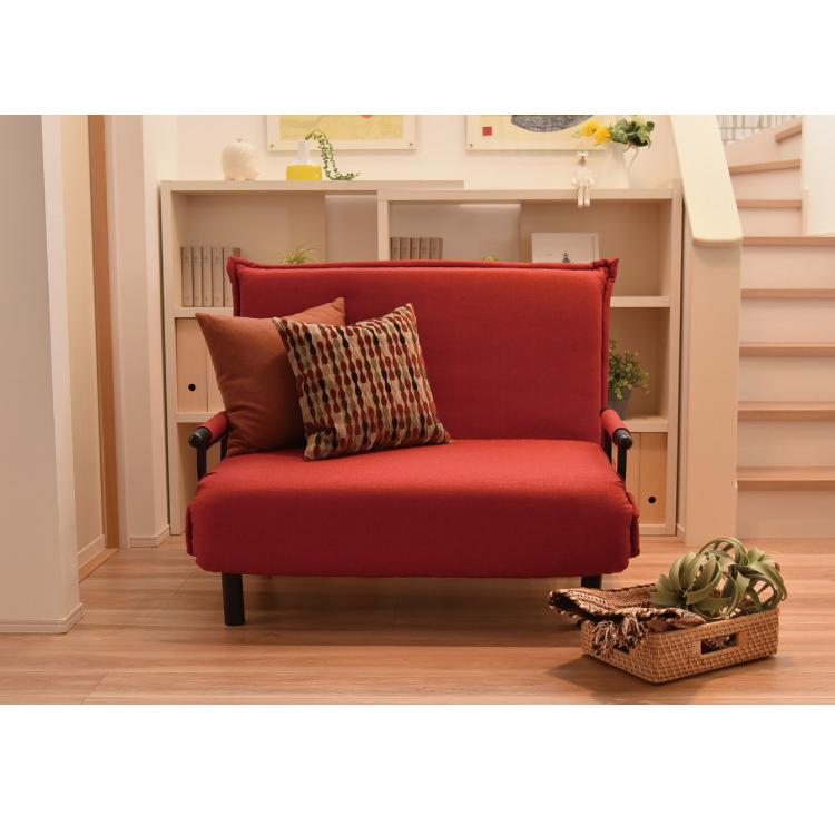 3つ折り キャスター付き ソファベッド ビータアクティブ2 クッション付