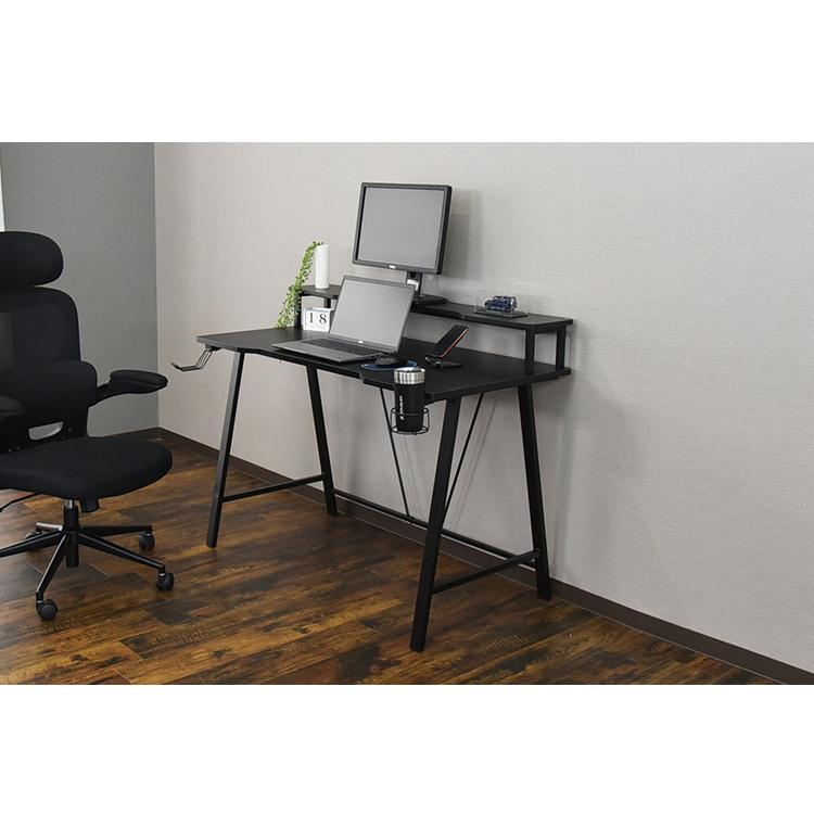 グランディール120 ゲーミングデスク モニター台 ドリンク