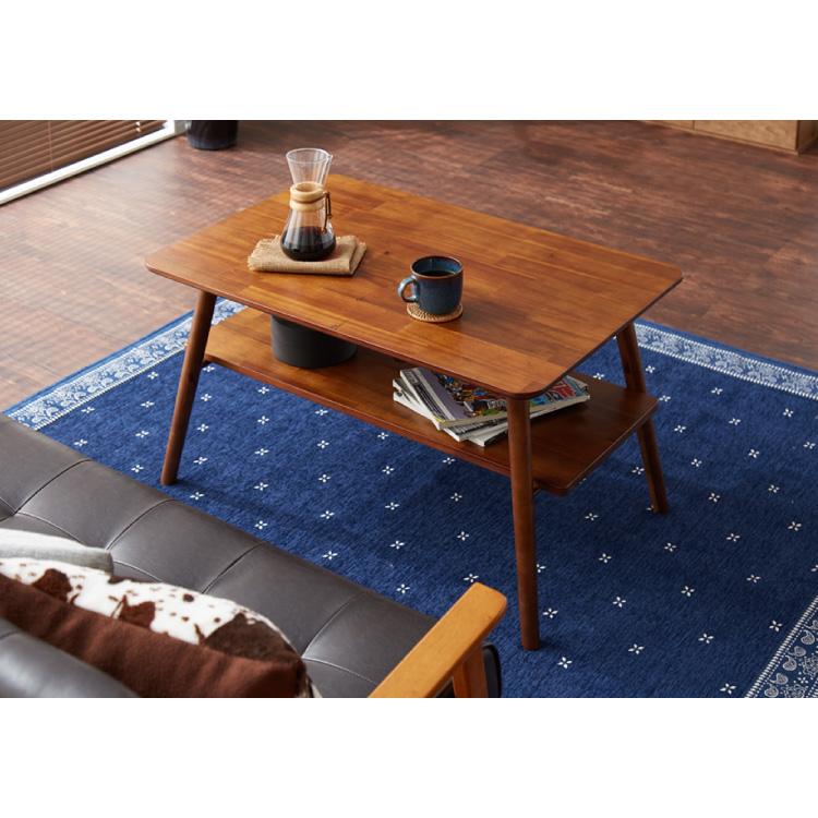 センターテーブル 幅90cm 高さ50cm ローテーブル アカシア テーブル