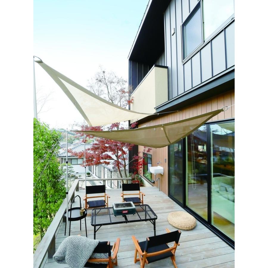 タープ テンデ トライアングルs 3 1 2 4m 日よけ 遮光 防炎 日除け シェード サンシェード ベランダ 庭 代引不可 Ui Tendets リコメン堂インテリア館 通販 Yahoo ショッピング