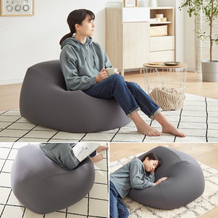 ビーズクッション本体 58×58×35cm ヌードタイプ Mサイズ 極小 ビーズクッション本体 58×58×35cm ヌードタイプ Mサイズ 極小