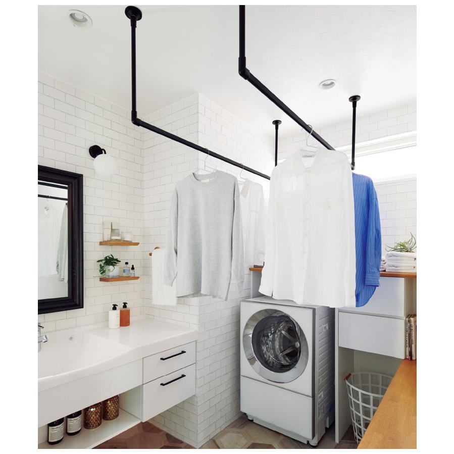 天井収納型ルームハンガー MRH-2DS-11-U 室内物干し(ルームハンガー) シングルポール天井埋