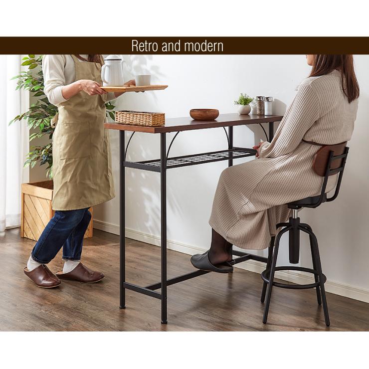 タム カウンターテーブル 単品 TAM-TT 天然木 幅100 奥行き35 100×35