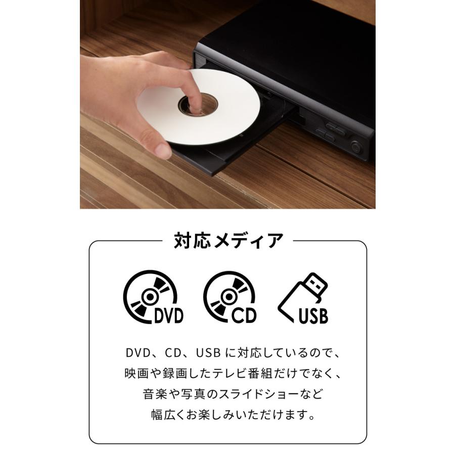 DVDプレイヤー HDMI対応 リモコン付き USBメモリ対応 1年メーカー保証 ブラック シンプル コンパクト CDプレーヤー SP-HDV02 シンプラス simplus｜rcmdin｜05