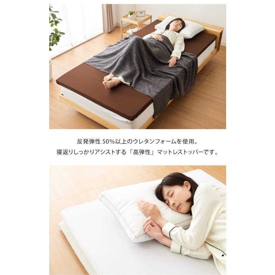 日本製 高弾性 高反発 マットレス シングルマット 150N かたい 
