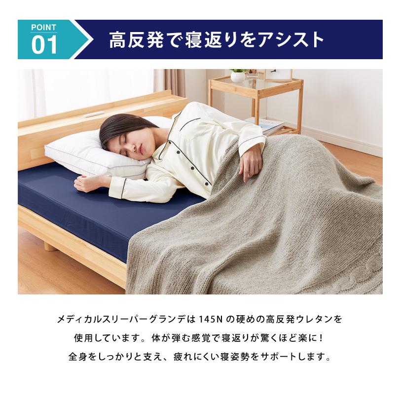 マットレス メディカルスリーパー グランデ シングル　 マットレス 日本製 メディカルスリーパー グランデ シングル 一枚もの