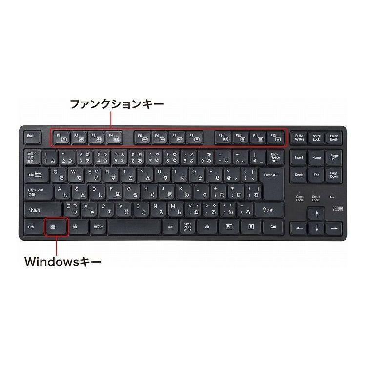 サンワサプライ ワイヤレス静音キーボード SKB-WL38BK 代引不可｜rcmdin｜06